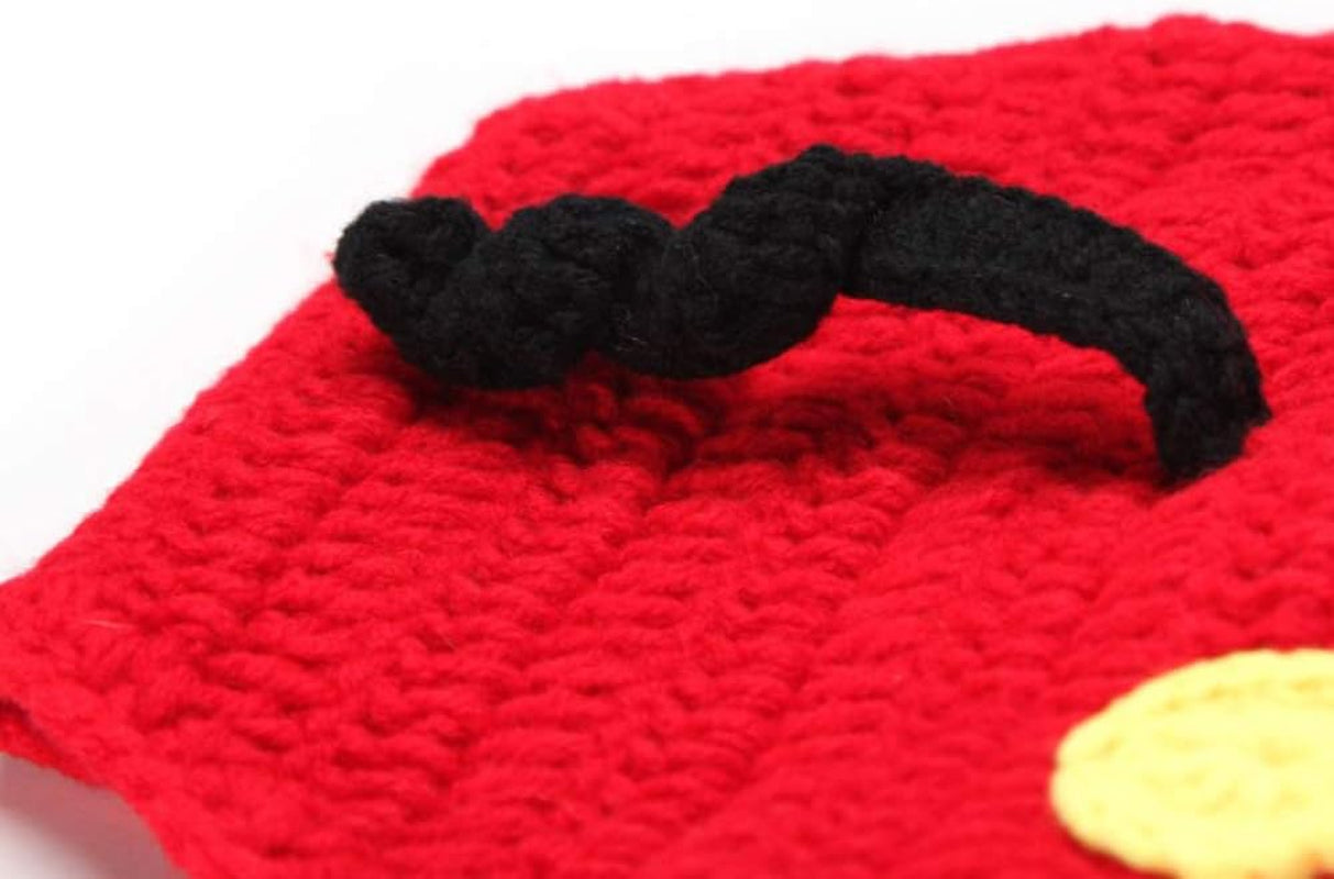 2 Sets Cotton Knitted Newborn Photography Costume for Girls and Boys (0-3 Months)