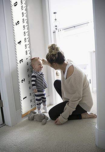 MIBOTE Baby Growth Chart - Canvas Handing Ruler for Kids