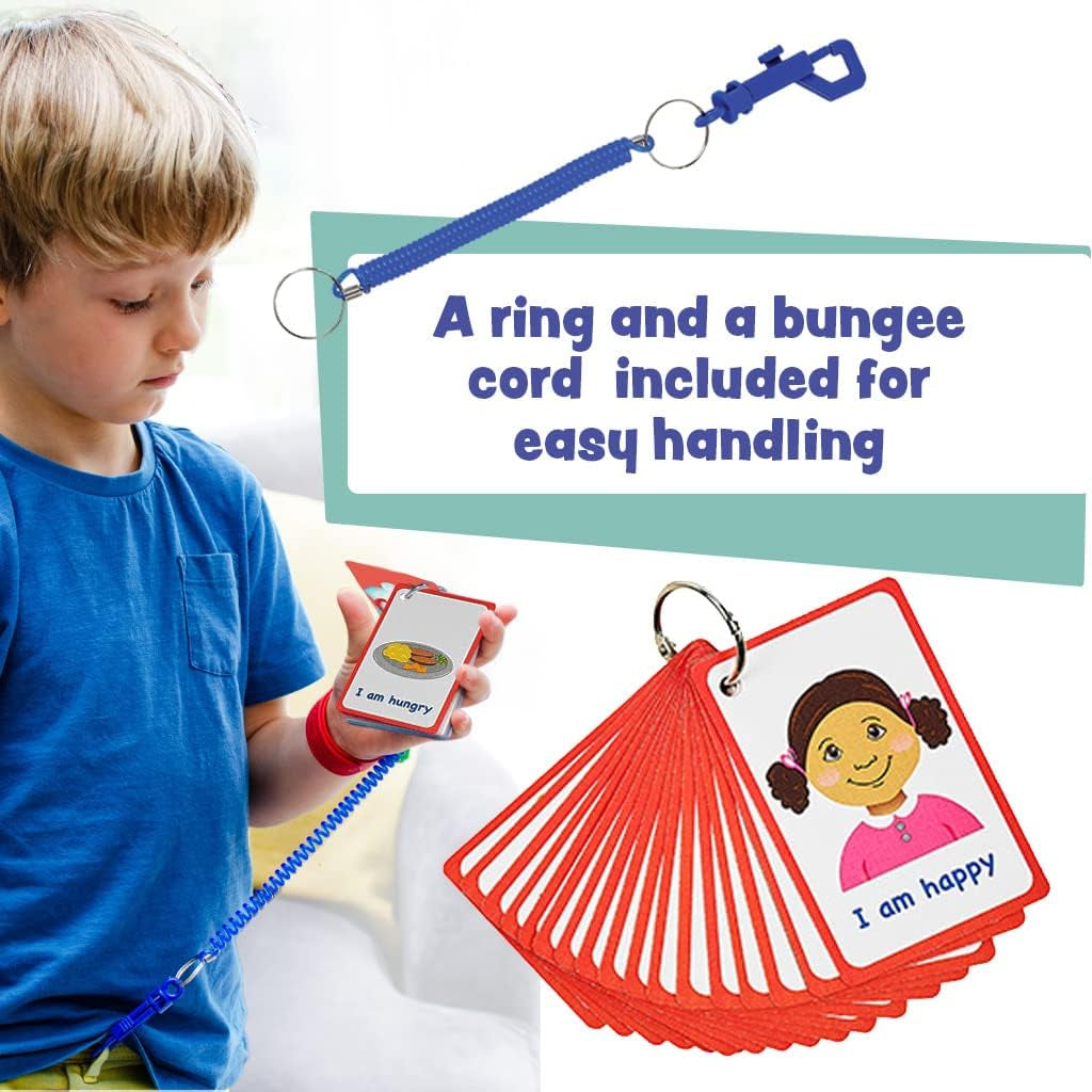 Special Needs My Communication Cards for Special Ed, Speech Delay Non Verbal Children and Adults with Autism 27 Flash Cards for Visual Aid or Cue Cards