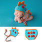 2 Sets Cotton Knitted Newborn Photography Costume for Girls and Boys (0-3 Months)