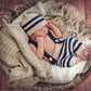 2 Sets Cotton Knitted Newborn Photography Costume for Girls and Boys (0-3 Months)