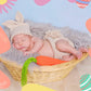 Newborn Photography Props Rabbit Outfit Baby Photoshoot Props Outfits Bunny Crochet Costume Baby Photo Prop Rabbit Hat Diaper Carrot Set 0-6 Months Baby Bunny Photo Prop for Easter Gift(Rabbit Outfit)