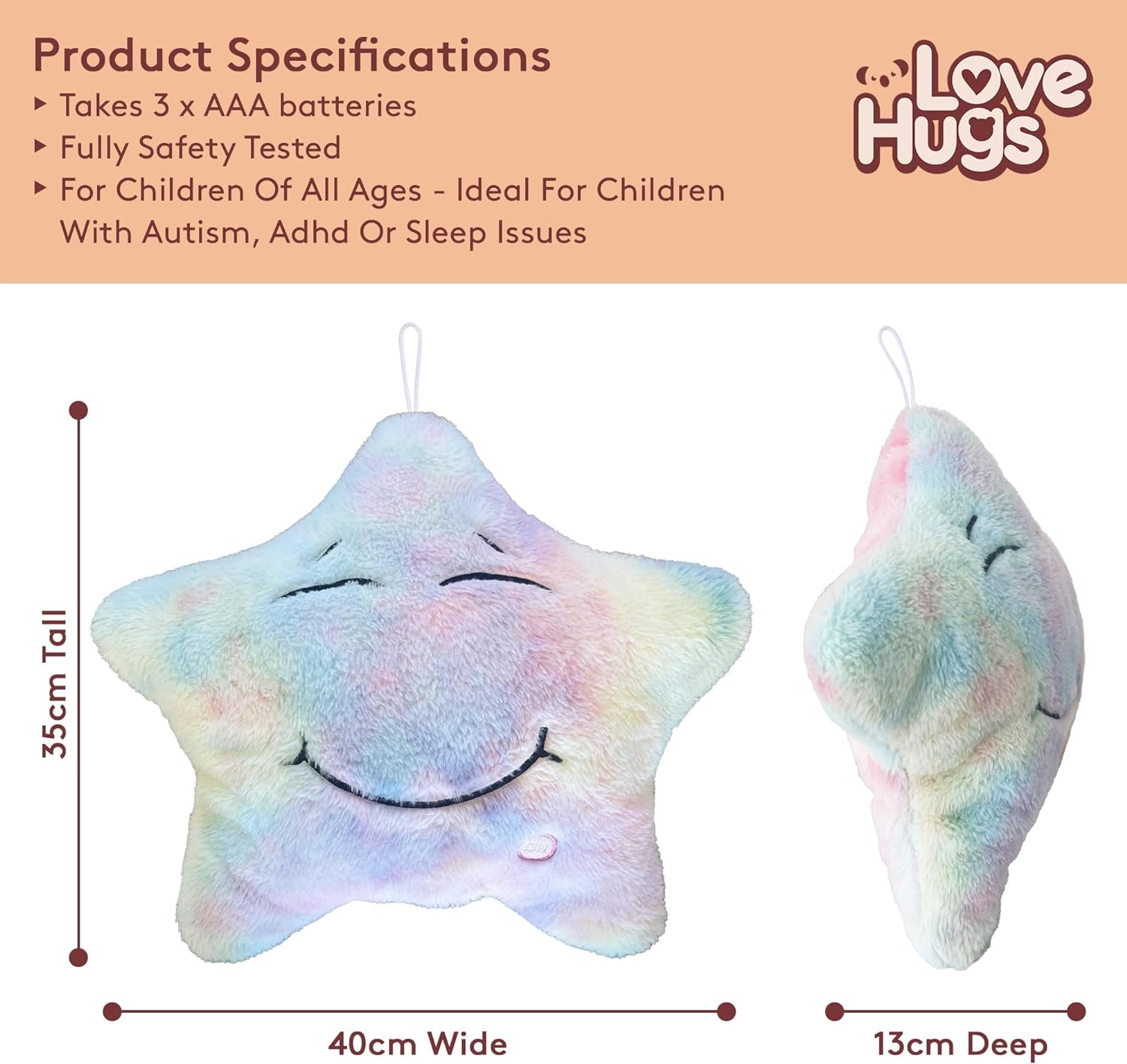 Musical Star Plush Sensory Light up Toys - Autism Sensory Toys - Newborn Toys - Twinkle Twinkle Little Star Sensory Toys for Autistic Children