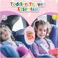 Toddler Girl Toys Busy Board Pink - Birthday Gifts 2 Year Old Girls 1-3 Autism Kids Sensory Airplane Travel Essentials Quiet Books 2-4 Montessori Activity Plane Car Ride Trip Autistic Children Develop
