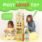 Wooden Activity Cube, Montessori Toys for 1+ Year Old Boy, Multipurpose Educational Sensory Toy for 1-2 Year Old Baby, Toddler, Kid | First Birthday Gift | Bonus First Words Book
