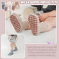 Toddlers Non Slip Socks with Grips Baby Girls Boys anti Skid Crew Cotton Gift Socks for Infants Kids