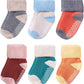 Baby Toddler Kids Ankle Crew Socks with Grips Unisex Warm Thick Cotton Winter Socks 0-10T 6/8 Pack