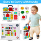 Kitchen Busy Board for Toddlers 1-3 Travel Toys Light up Musical Baby Toys 12-18 Months Toddler Toys Age 1-2 2-4 Autism Children Sensory Montessori Fine Motor Skills Car Seat Toys for 1 Year Old Gift