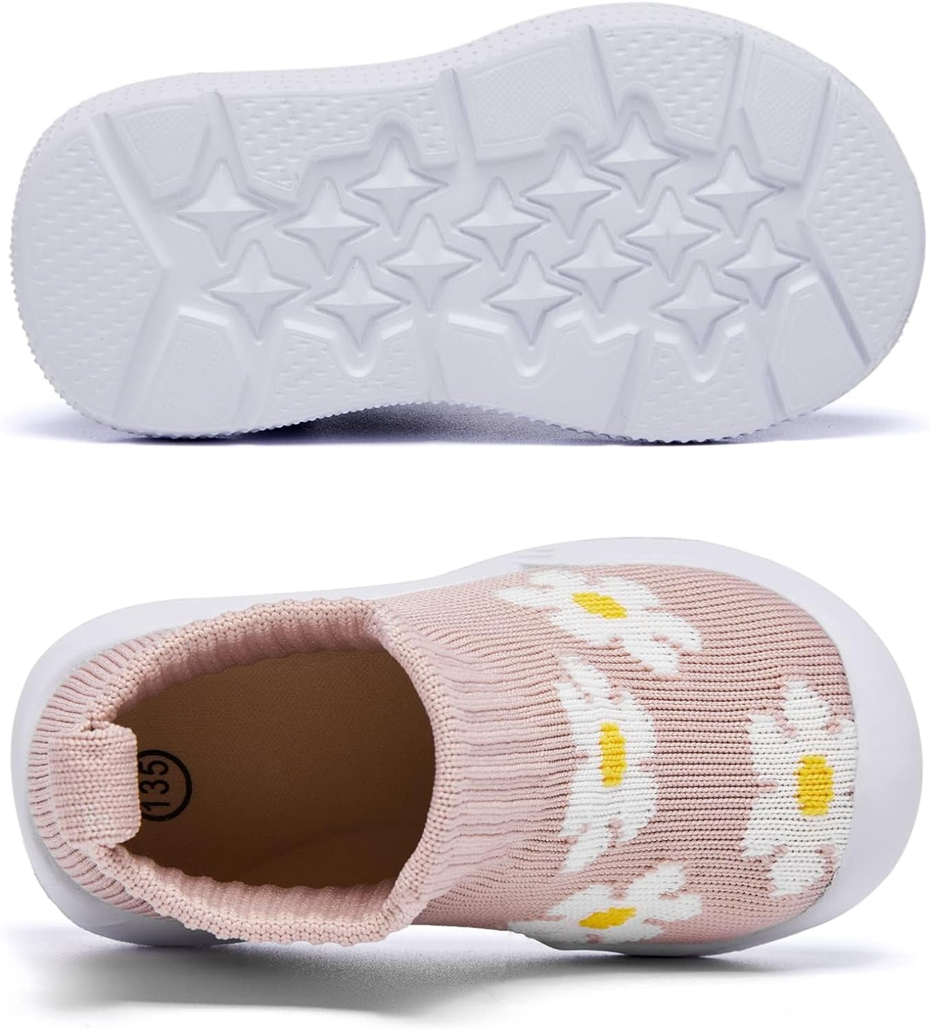 Baby Sock Shoes Toddler Walking Shoes Infant Non-Slip Slippers Boys & Girls Slip on Sneakers