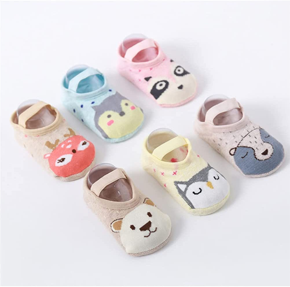 anti Slip Non Skid Baby Socks with Grip for Infant Toddler Girls Slipper