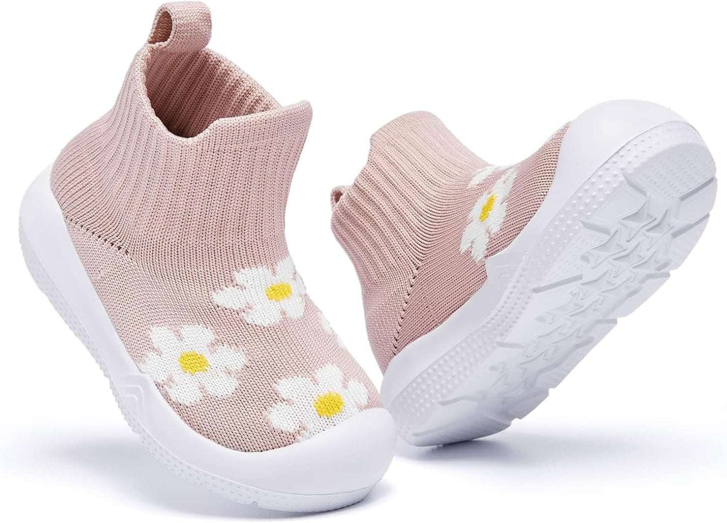 Baby Sock Shoes Toddler Walking Shoes Infant Non-Slip Slippers Boys & Girls Slip on Sneakers