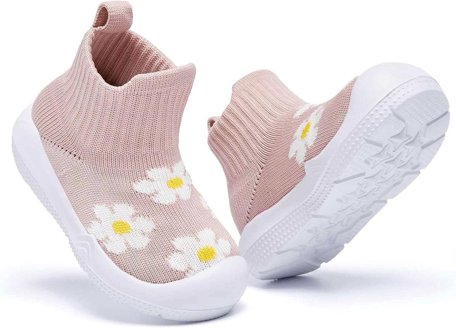 Baby Sock Shoes Toddler Walking Shoes Infant Non-Slip Slippers Boys & Girls Slip on Sneakers